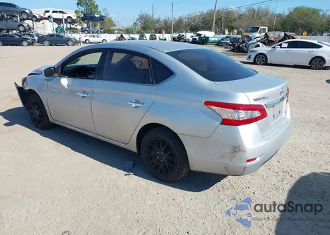 2014 Nissan Sentra Sv из США, поврежденный, VIN 3N1AB7APXEY222807